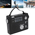 Miniatyrbild 4 av 10: Handvevradio AM FM SW Multi Band LED Nödradio med MP3-uppspelning U-diskslagringskortplats