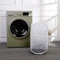 Miniatyrbild 5 av 6: Mesh Pop-up-tvättkorg – Fällbar lätt korg för tvätt – Hållbar klädförvaring för barnrum, studenthem, hem, resor &