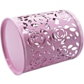 Miniatyrbild 2 av 5: Creux Rose Fleur Cylindre Stylo Crayon Porte Pot Organisateur