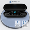 Pikkukuva 2 / 5: Avoimen korvan ilmanjohtuiset kuulokkeet lapsille ja aikuisille Bluetooth 5.3 -nappikuulokkeet