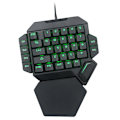 Miniatyrbild 6 av 6: Enhands tangentbord RGB Blacklight mekaniskt tangentbord med makrodefinitionsfunktion