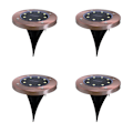 Miniatyrbillede 1 af 5: 4 stk. Have Lamper, Udendørs Have Vandtæt Lys i Jorden L