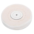 Pikkukuva 2 / 2: Korujen hionta- ja kiillotustyökalut Helmi kiillotuspuuvillakangas Valkoinen pyörälevy (75mm)