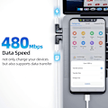 Miniatyrbillede 3 af 5: Magnetisk USB C-adapter (2-pak)