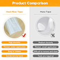 Miniatyrbillede 5 af 6: Transparent Duct Tape,  Performance Weather Resistant