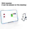 Miniatyrbillede 4 af 5: Magnetisk dobbeltsidet lille whiteboard Magnetisk hård whiteboard