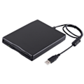 Miniatyrbild 5 av 5: USB-diskettenhet, USB extern diskettenhet 1,44 MB Slim Plug and Play FDD-enhet för PC Windows 2000/XP (svart)