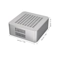 Miniatyrbillede 6 af 8: Skrivebordscomputer Kabinet God Varmeafledning Eksklusiv Kompakt Mini HTPC Kabinet til Hjemmevideokomputer