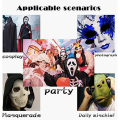 Pikkukuva 4 / 5: Halloween-naamiot, naamiojuhlan asusteet, lelut pojille