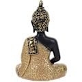 Pikkukuva 4 / 4: Thaimaalainen Buddha-kokoelma, kodin sisätilojen veistoslahja, ulkopuutarhan taidekoriste, hartsi, kulta, 15 cm