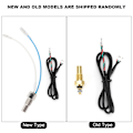Miniatyrbillede 3 af 3: 2 tommer 52mm Bil Elektronisk Vandtemperatur Måler Temperatur Analog Måler med Sensor 7 Farver LED Universal