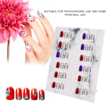 Miniatyrbild 3 av 5: Nagelkonst Visningshållare Akryl Falska Naglar Display Stativ Platta Bas Gel Polish Showcase Marmor