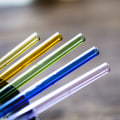 Miniatyrbilde 4 av 5: Gjenbrukbare glass-sugerør, gjennomsiktig glassdrikkesugerør, - Perfekt