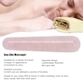Pikkukuva 7 / 8: Jade-kivimassavipuikko, luonnollinen ruusukvartsi Gua Sha -kaavintahierontaväline
