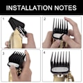 Miniatyrbild 2 av 8: Clipper Guards Cutting Guides för Wahl Clipper med Metall