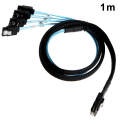 Miniatyrbilde 2 av 8: Mini SAS SFF-8087 til 4SATA harddisk datakabel