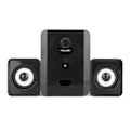 Miniatyrbild 1 av 5: USB-drivna skrivbordshögtalare Datorhögtalare med subwoofer för PC Laptop Tablet DesktopDazzle Version Svart