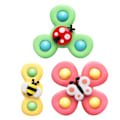 Miniatyrbild 1 av 5: Fidgetleksaker, 3-pack sugkopp leksak, roligt insektsmönster, vattenleksak för barn, småbarn, sensorisk leksak, bebis från 1 år