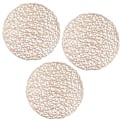 Miniatyrbillede 1 af 5: Pladser til middagsbord Metallic Hollow Out Line Circle