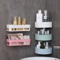 Miniatyrbillede 5 af 5: Vægmonteret badeværelseshylde til badeværelse, soveværelse og toilet