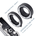 Miniatyrbillede 4 af 8: 10mm 16mm Makro Autofokus Nærbilled Forlængerrør Adapter til Fuji X Mount Kamera