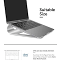 Miniatyrbild 3 av 7: Laptopstativ Bärbar Aluminiumlegering Skrivbordsställ Kylställ - Universellt Stativ för Datorer, Surfplattor Netbook Böcker eller som Sängbord