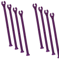 Miniatyrbild 1 av 3: Diskmaskin glashållare set - silikon vinglas diskmaskin hol Violett / 8 Stk