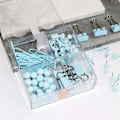 Miniatyrbillede 3 af 6: Søde tommelfingertegn papirclips binderclips trykknapper sæt assorteret