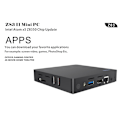 Miniatyrbild 3 av 8: Beelink Z83Ⅱ 4G+64GB Mini Dator Bluetooth4.0 WiFi för Windows 10/Linux US 100-240V