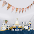 Pikkukuva 4 / 6: 4Set Hot Gold Triangle Flag Pennant Banner Bunting Party