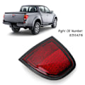 Miniatyrbilde 7 av 8: Bakre støtfangerreflektor Rød støtfanger bakside reflektorpanel erstatning for Mitsubishi L200 Triton ML MN 2005 til 2015 Høyre 8355A016