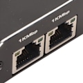 Miniatyrbilde 5 av 8: Ethernet Splitter RJ45 Nettverksport 1 til 2 Port Aluminiumlegering Gigabit Nettverkssvitsj 1000Mbps