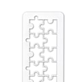 Miniatyrbild 3 av 5: Kakform Kakdegsskärare, Geometriska Kexskärare för