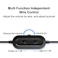 Miniatyrbillede 4 af 8: Kablet desktop laptop subwoofer