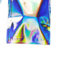 Miniatyrbild 7 av 8: Återanvändbara aluminiumpåsar, återförslutningsbara lukttäta påsar med regnbågsfärgad design, lämpliga för vattentät förvaring, transparent framsida för enkelhet