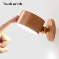 Miniatyrbilde 3 av 4: Vegglampe, veggmontert lampe med USB-port drevet av