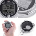 Miniatyrbild 3 av 6: Melt Stoppur, Klocka Daglig Regnbeständig Digital Timer för Sport