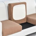 3 st soffkuddfodral Högstretchiga individuella sittkuddfodral Sofföverdrag Soffkuddfodral Camel