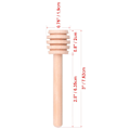 Miniatyrbillede 6 af 9: 30 stk. Mini træ honning dipper pinde, 3 tommer server til honningkrukke dispensere dryp honning