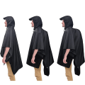 Pikkukuva 4 / 5: Naisten ja miesten sadeponcho, vedenpitävät sadetakit, sade