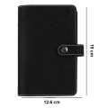 Miniatyrbillede 5 af 8: PU Læder Notebook Binder Genopfyldelig 6 Ring Binder til A6