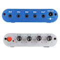 Miniatyrbild 4 av 8: Mini Stereo Mixer 4 i 1 ut Volymjustering 3,5 mm Ljudväljare Förstärkare för PC Laptop Hörlurar