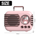 Miniatyrbild 2 av 5: Trådlös Bluetooth söt mini bärbar högtalare med TWS-parning, högt ljud