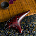 Miniatyrbillede 4 af 5: 12 Hullers Sød Ocarina Yndefuld Form Pottemageri Ocarina i Alto C