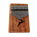 Miniatyrbillede 1 af 5: 17-tangenters kalimba tommelfingerklaver; stemmehammer, fingerdæksler, tangent