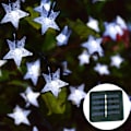 Miniatyrbillede 4 af 5: Solarstjernelyskæde 40ft 100 LED, 8 tilstande, have, græsplæne