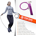 Miniatyrbillede 3 af 5: Speed Skipping Rope Justerbar Springtov med Aluminium