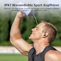 Pikkukuva 4 / 5: Langattomat nappikuulokkeet, urheilun Bluetooth 5.3 -kuulokkeet, Bluetooth-nappikuulokkeet mikrofonilla, syvä basso, langattomat korvan sisäiset melunvaimennusnappikuulokkeet, korvakoukut