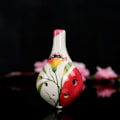 Miniatyrbillede 3 af 4: 6 Hullers Ocarina, Alto C, Glaserede Keramik, Smukt Design, Gaveidé