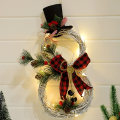Miniatyrbild 1 av 5: Dekoration Noel Guirlande Rotin Déco med LED, Form av